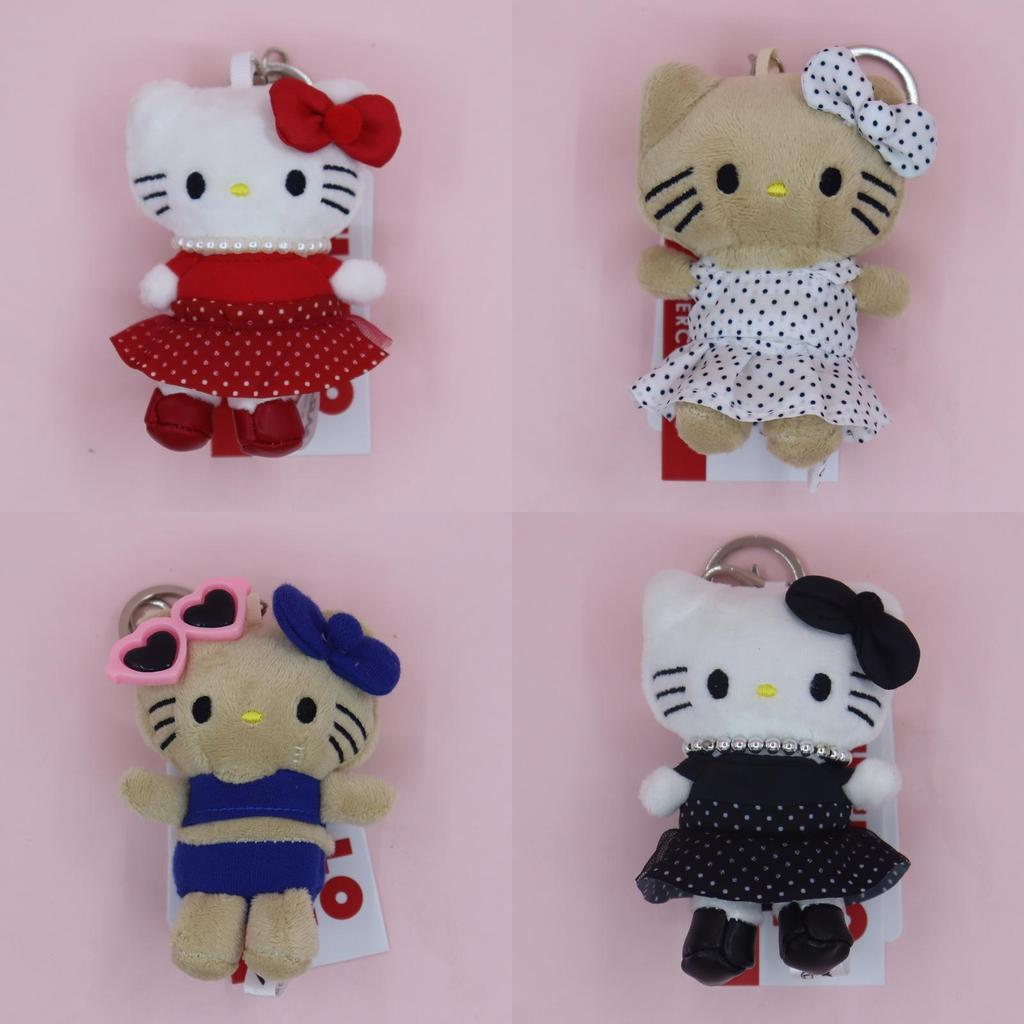 Portachiavi Peluche Gatto Kt Sanrio Con Morbido Cotone PP Per Regalo E Collezionismo