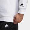 Adidas Panda Logo Print Sport Pullover Sweatshirt Men Tops White HM9377