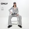ONLY Women's High-Waisted Loose Fit Drawstring Casual Straight-Leg Trousers