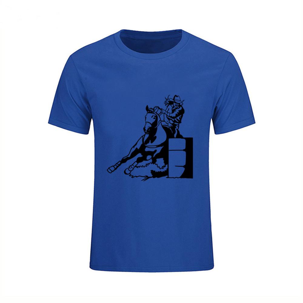 Novelty Knitted Men T Shirts Tuxedo Tees Barrel Race Lady Girl Mens T Shirt O
