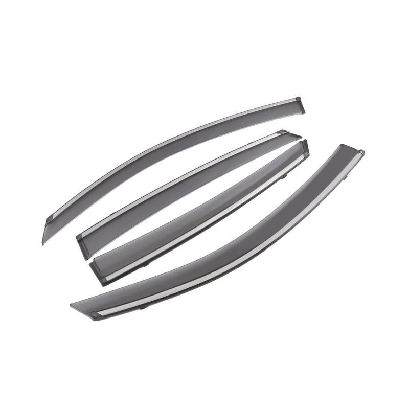 Car Body Cover Stick Lamp Plastic Window Glass Wind Visor Rain/Sun Guard Vent For Honda Civic 10th 2016 2017 2018