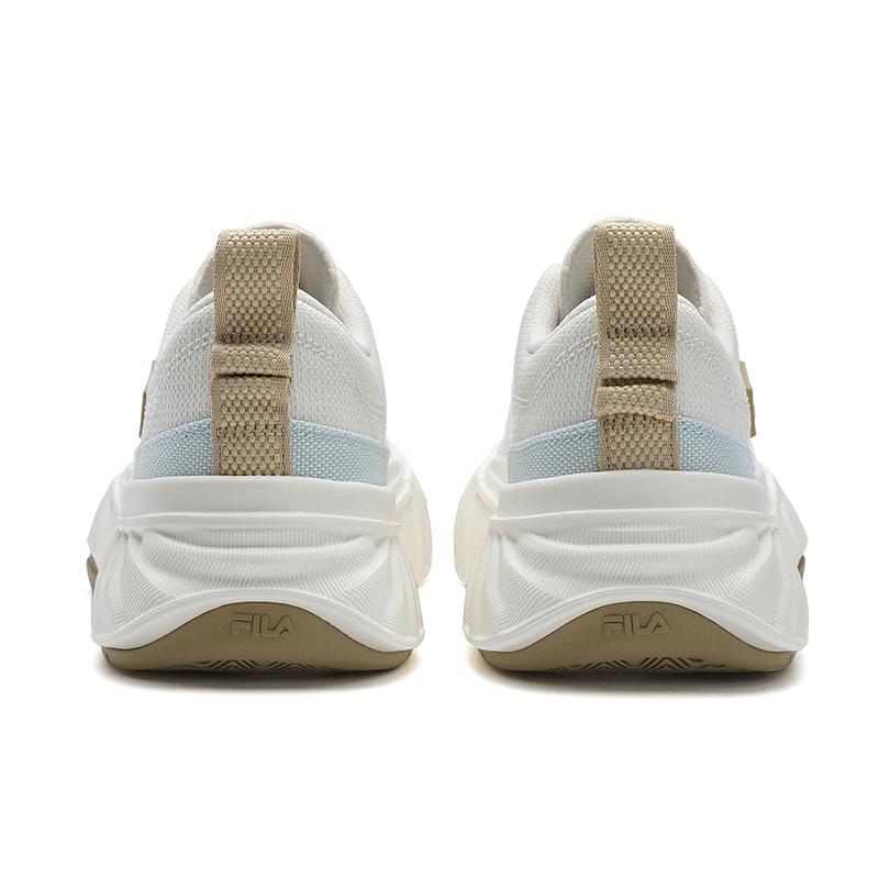 FILA Fosso Round Toe Comfortable Low Top Canvas Shoes Women sneaker White Blue F12W522311FGI