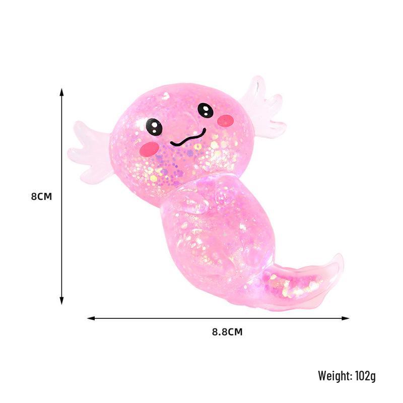 Colorful Children's Salamander Squeeze Toy - Stress Relief Slow Rebound for All Ages