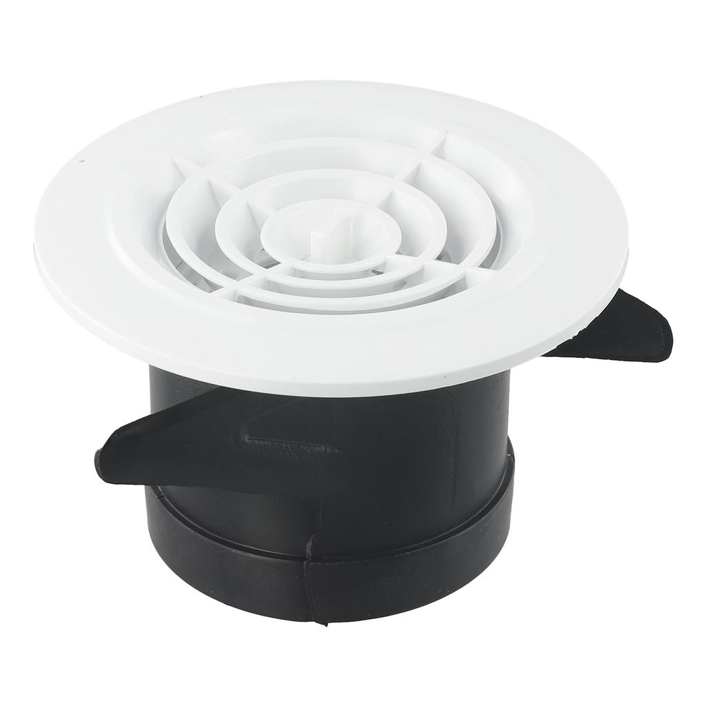 1Pcs Round Adjustable Wall Interior Vent ABS Ventilation Grille Vent Cover 75mm-200mm Air Vent Outlet For Bathrooms Offices