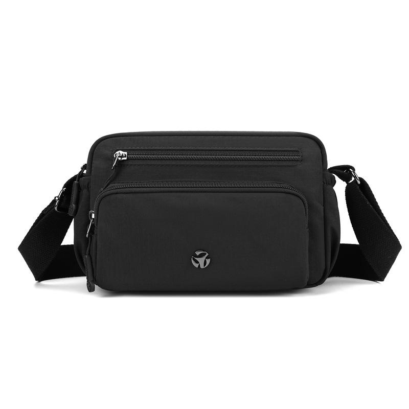 Small Square Bag Women's Water-Repellent Crossbody Bag Shoulder Bag Solid Color Mother Bag