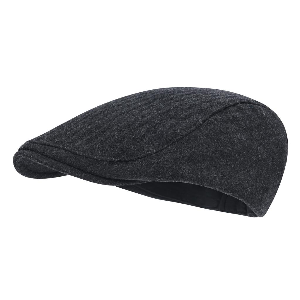 STARANCE Men's Flat Cap Wool Tweed Driving Irish Gatsby Cabbie Golf Vintage Newsboy Hat