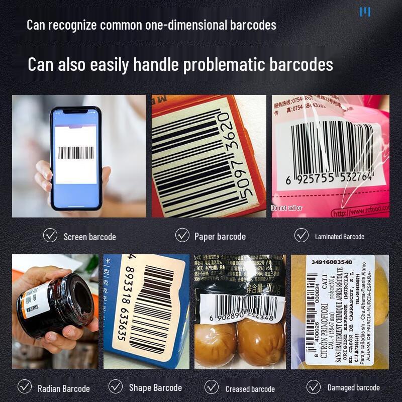 GEPAD Wireless 1D Barcode Scanner
