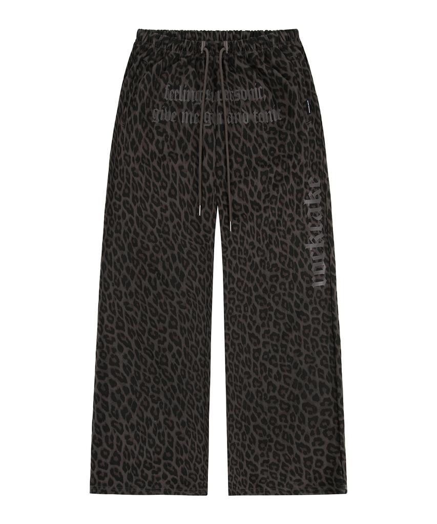 ROCKCAKE Leopard Wide 2Way Jogger - Charcoal
