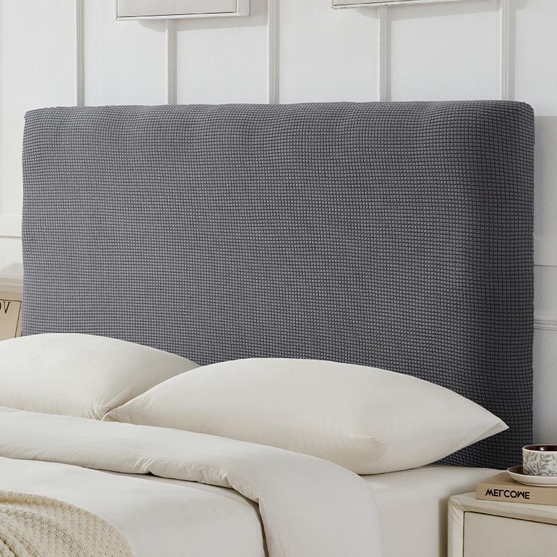 Jacquard Headboard Cover: Thickened, Dustproof, Non-slip, Wear-resistant, Elastic Slipcover & Backrest Protector