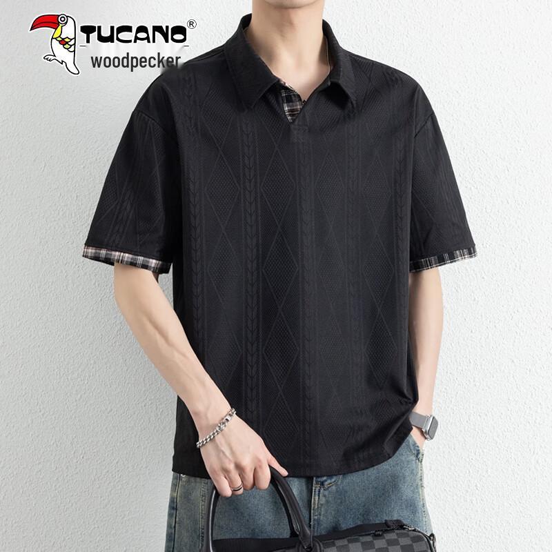 TUCANO Men's Ice Silk Breathable Polo Shirt