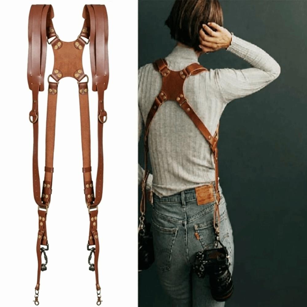 Comfortable Double Shoulder Strap Universal Fit DSLR Camera Strap Outdoor Photography