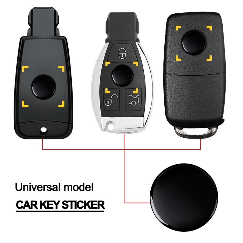14mm Car Key Badge Emblem Replacement Car Key Sticker For Volkswagen Mercedes Benz Ford Toyota Opel KIA Renault Nissan Chevrolet sp2