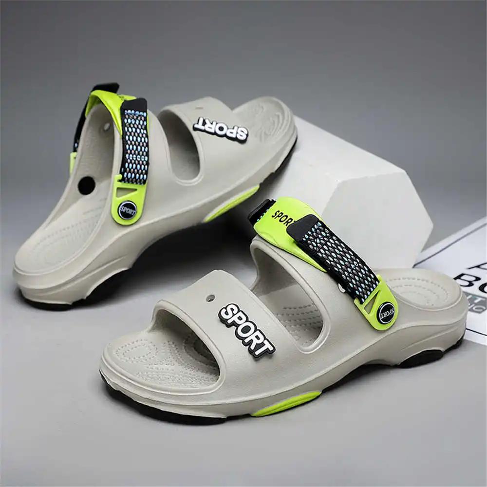 White Sole Slip Resistant Daily Shoes Men Rubber Sandals Slippers Walk Around House Man Sneakers Sport Obuv Chassure Sapa