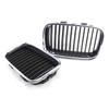 1 Pair Front Hood Bumper Kidney Grilles Grill Chrome for BMW 3-Series E36 Sedan Coupe Touring 1990-1996 51138122237 51138122238
