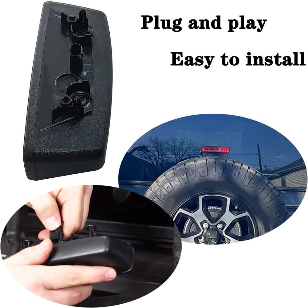 Red LED Strip Third Brake Light For Jeep Wrangler JL 18-22