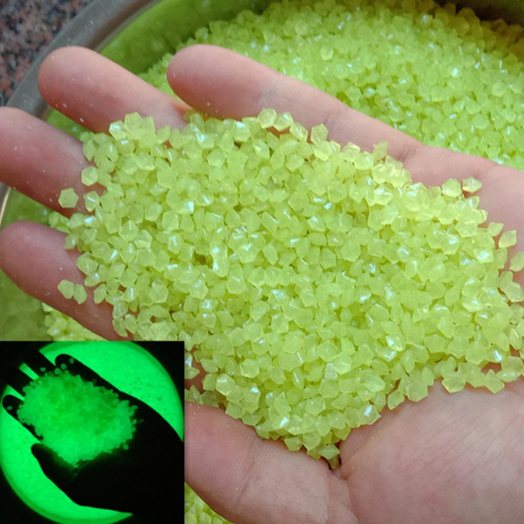 2000Pcs 3-5mm Luminous Sand Glow In Dark Pebbles Stone Home Garden Yard Outdoor Path Lawn Decorations Fish Tank Aquarium Decor