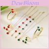 Floral Petals Jewelry Set For Women With Alloy And Plate Material Perfect For Gift Occasions