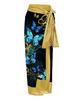 Traje de baño estampado de moda para mujer Control de abdomen con cordones Cobertura Set de traje de baño de dos piezas Adelgazante Protección solar Tankini Traje de baño