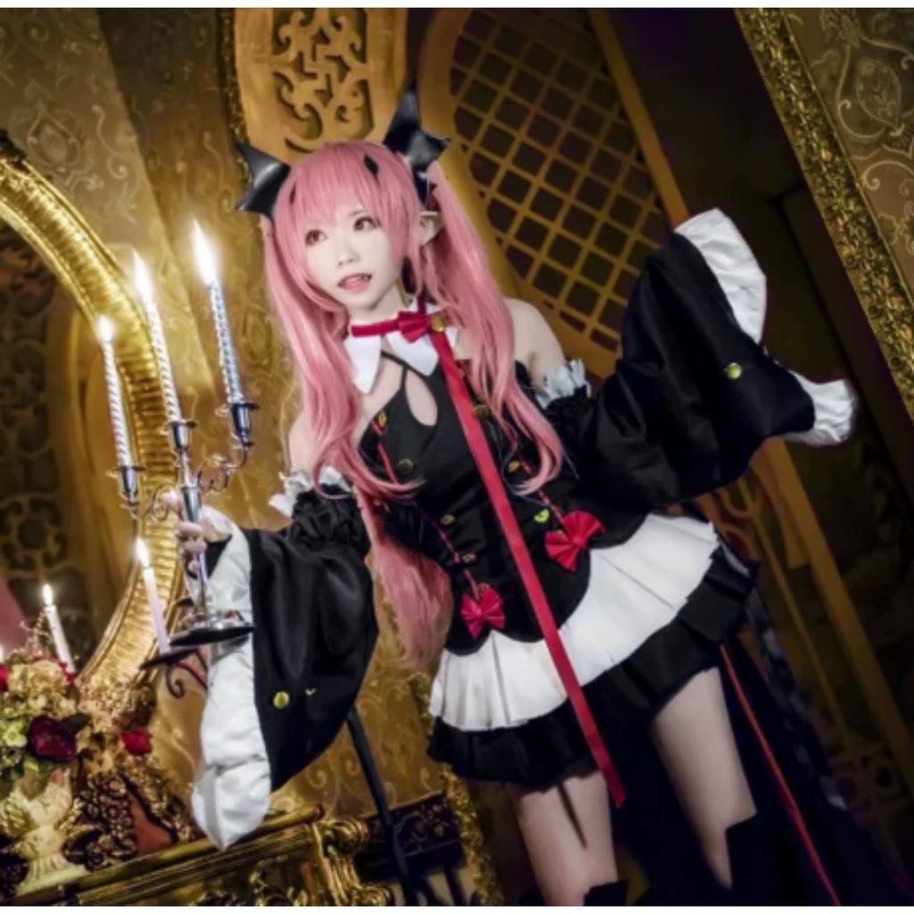 Anime Seraph of the end Krul Tepes Cosplay LolitaDress Vampire Costume Uniform