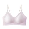 Women Summer Thin Gather Wireless Seamless Soft Support Comfort Bra
