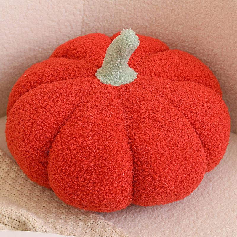Plush Pumpkin Throw Pillow for Living Room & Indoor Decor