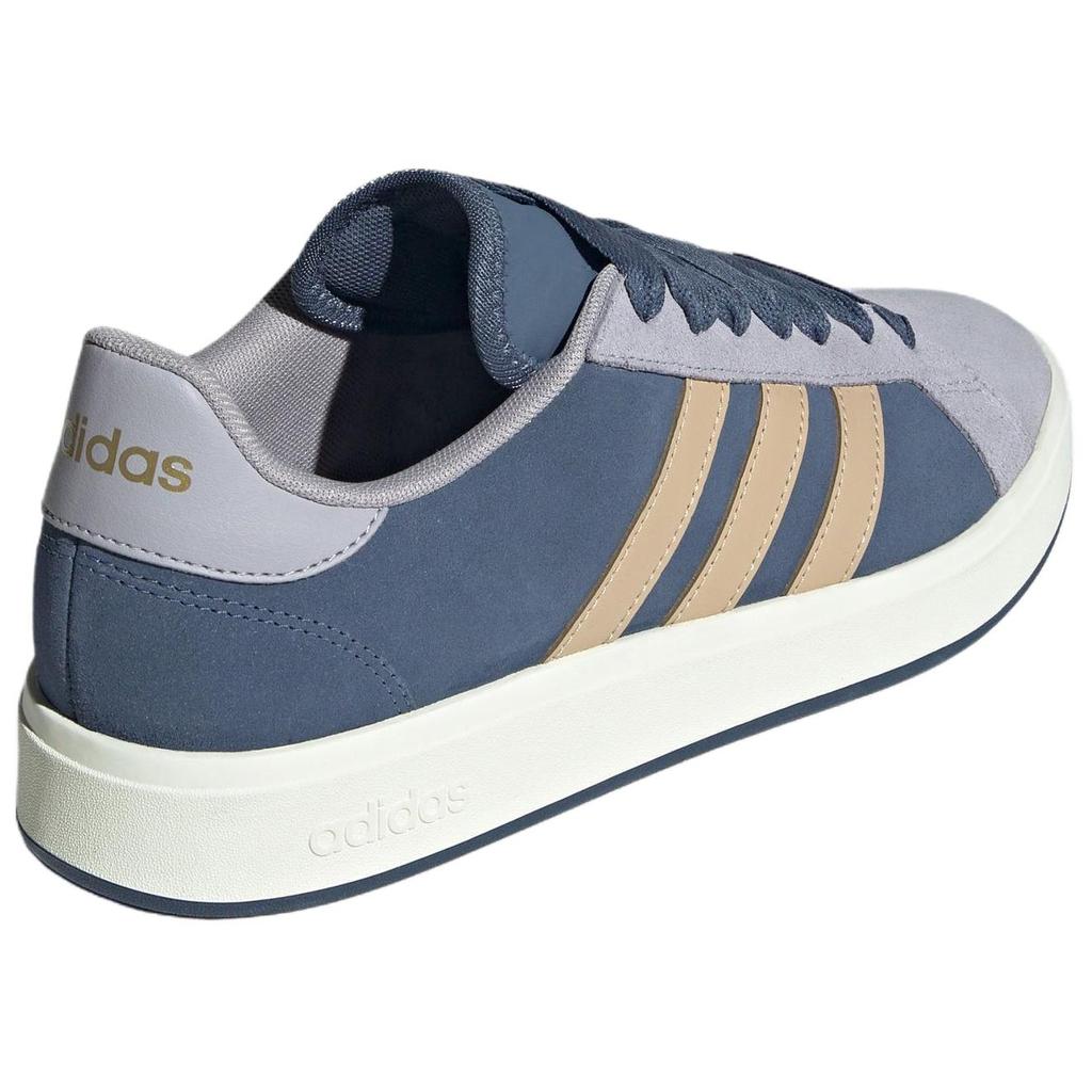Adidas Grand Court Base 00s Comfortable Versatile Durable Low-Top Sneakers Unisex Sneakers Gray Blue KK1405