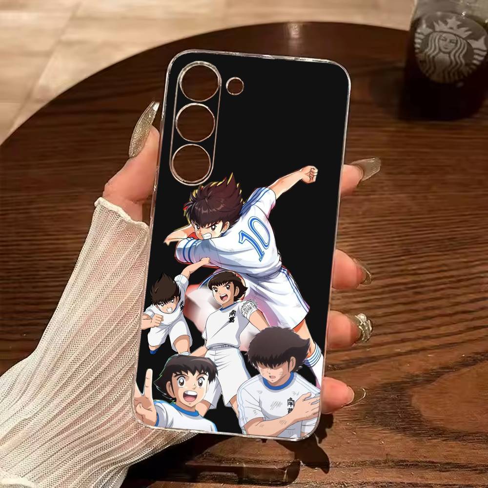 Cool Anime C-Captain T-Tsubasa Phone Case For Samsung GalaxyA13,21s,22,31,32,52,53,71,72,73 Transparent Cover Samsung a12