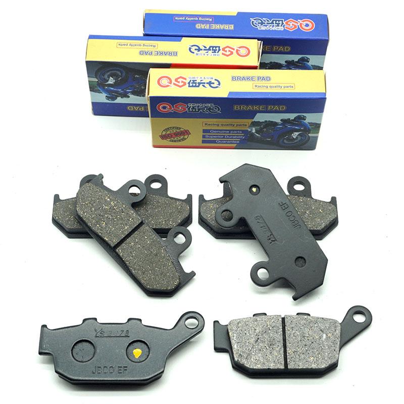 Motorcycle Front Rear Brake Pads for HONDA CBR250 Hurricane CBR250R (MC17) VFR400R H 1987 XRV750A Twin (RD04) 1990-1992 CBR 250
