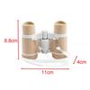 Jungle Binoculars Magnifying Glass Portable Children Magnification Toy Shockproof Telescope for Birthday Hiking Presents
