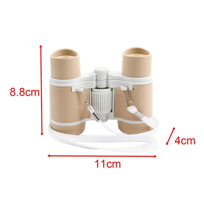 Jungle Binoculars Magnifying Glass Portable Children Magnification Toy Shockproof Telescope for Birthday Hiking Presents