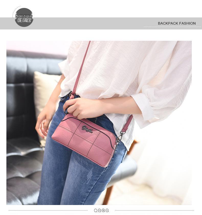 2024 New Korean Style Embroidered Crossbody Handbag for Middle-Aged Moms