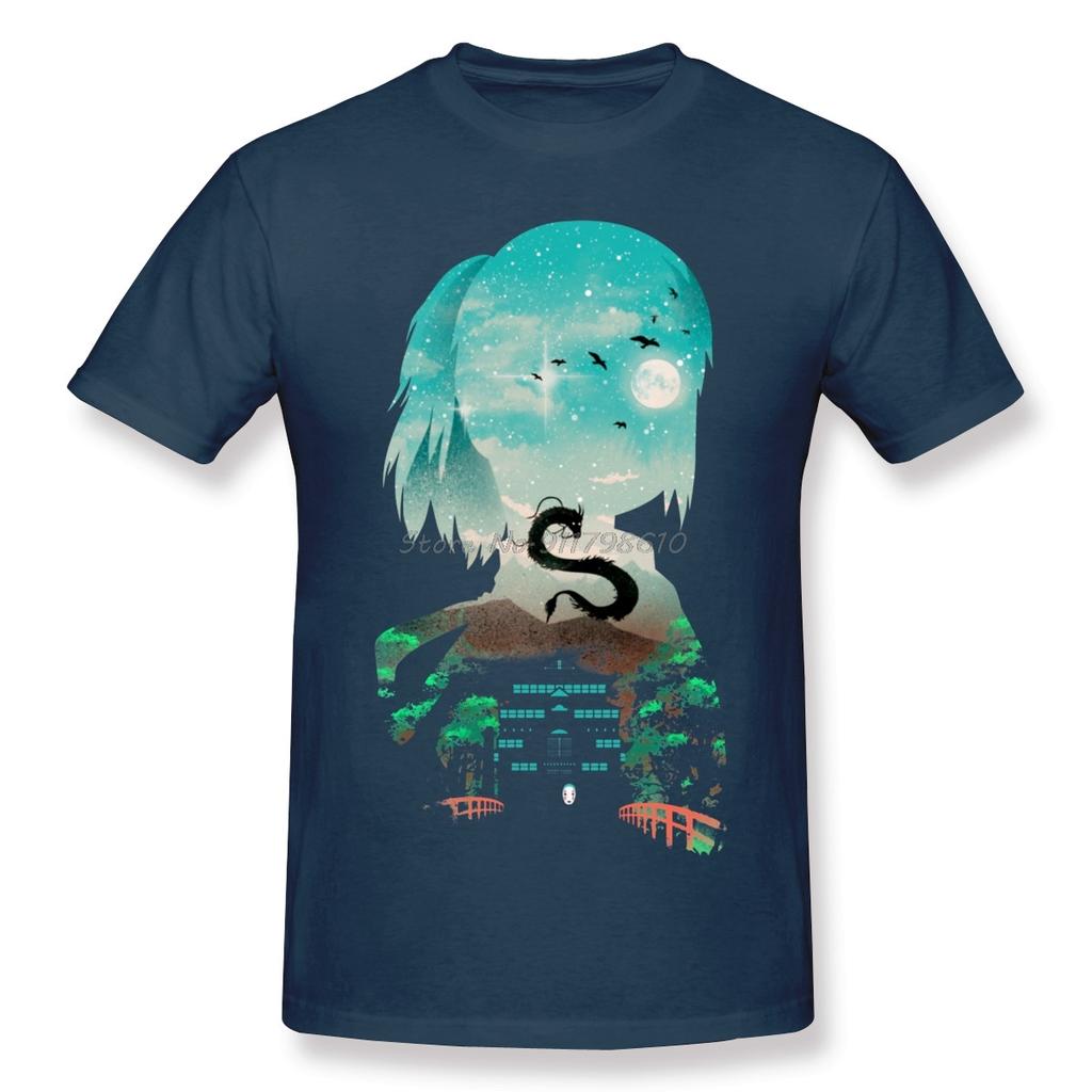 Spirit Anime Midnight Delivery Men T Shirt Cotton Short Sleeve Clothes T-shirt Men Tees Harajuku Streetwear