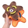 Durable Oxford Cloth Flying Disc: Bite-Resistant Squeaky Toy for Teething Dogs & Interactive Fetch - Perfect for Border Collies and Golden Retrievers