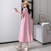 2024 Spring/Summer Plus Size Women's Embroidered Loose Cotton Dress