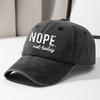 Baseball Cap Retro Washed Casual Baseball Cap for Men and Women Outdoor Versatile Hip Hop Cap Mountaineering Fishing Cap