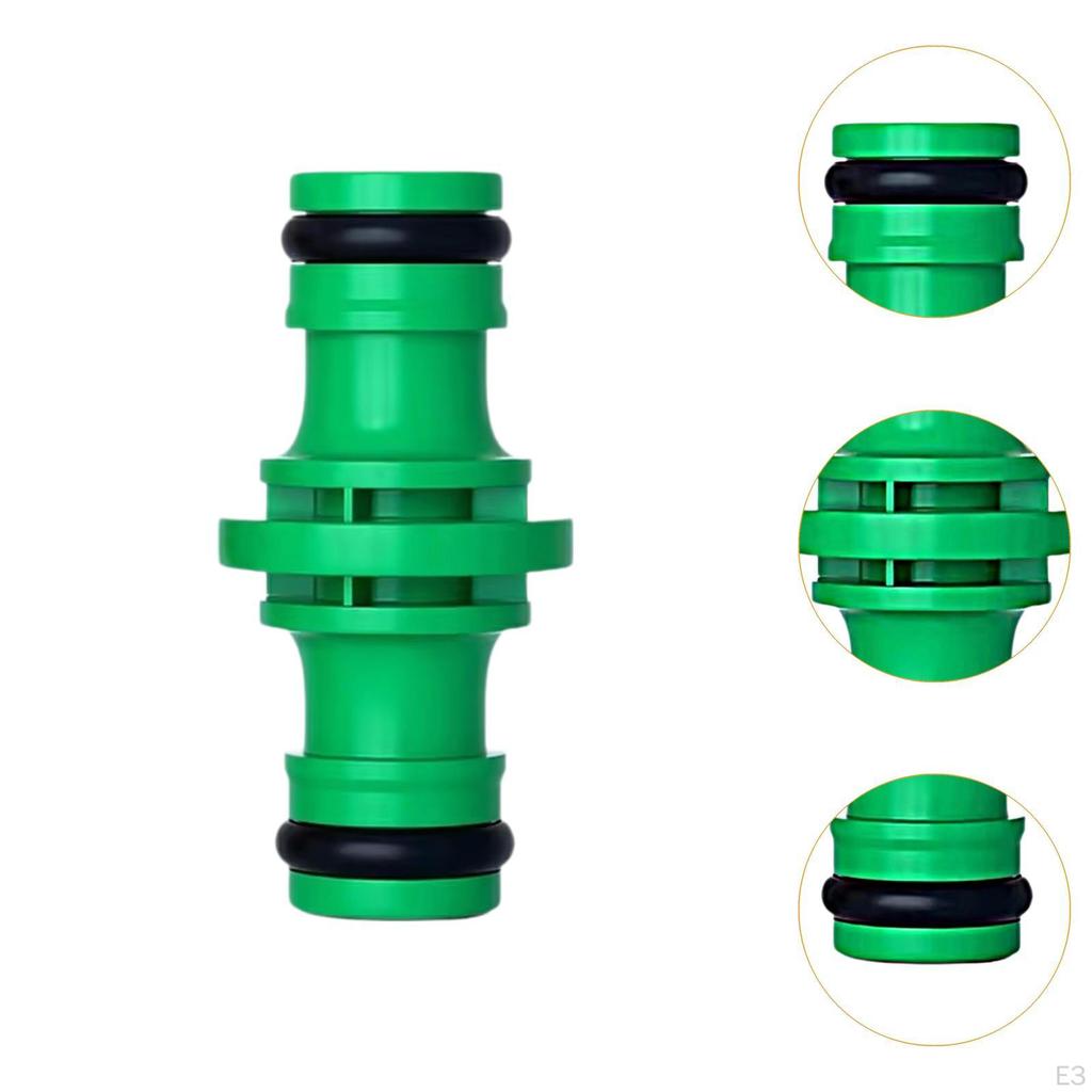 5 Pieces Garden Hose Pipe Connector, Water Joint Gardening Fixtures Fittings, Double Male Connector