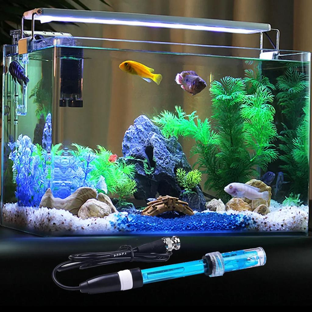 Ph Electrode Probe Aquarium Swimming Pool BNC Replace Probe Connector PH Calibration Liquid Tester Acidity Meter Detector