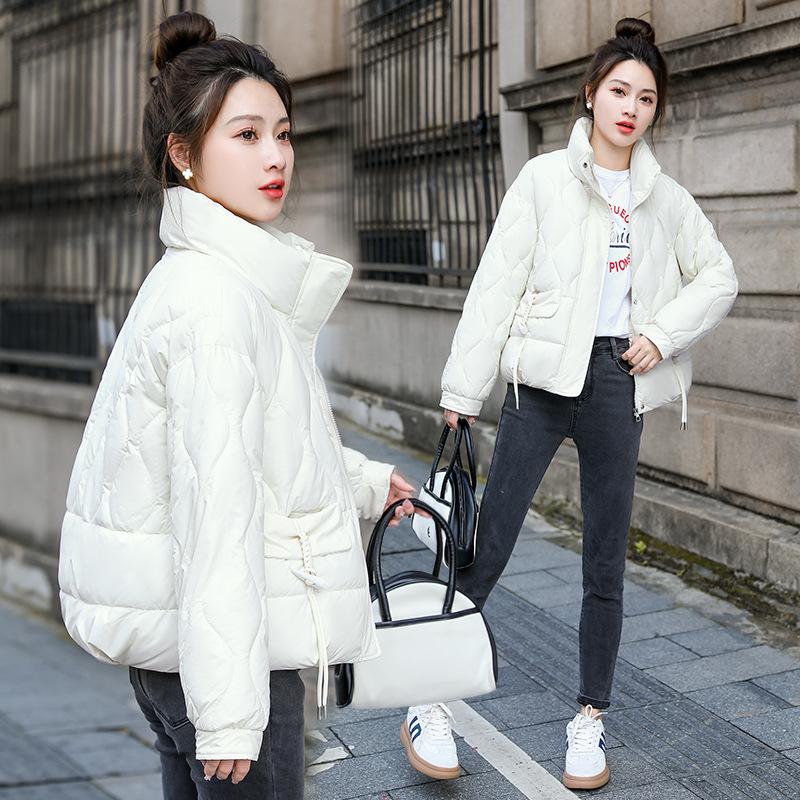 Short bread jacket 2025 new Korean cotton jacket women's thickened stand-up collar warm casual and versatile temperament winter jacket