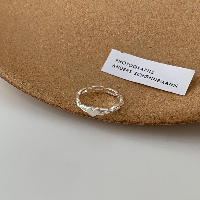 925 Sterling Silver Ring For Women Jewelry Narrow Finger Open Vintage Handmade Ring Allergy For Party Birthday Gift