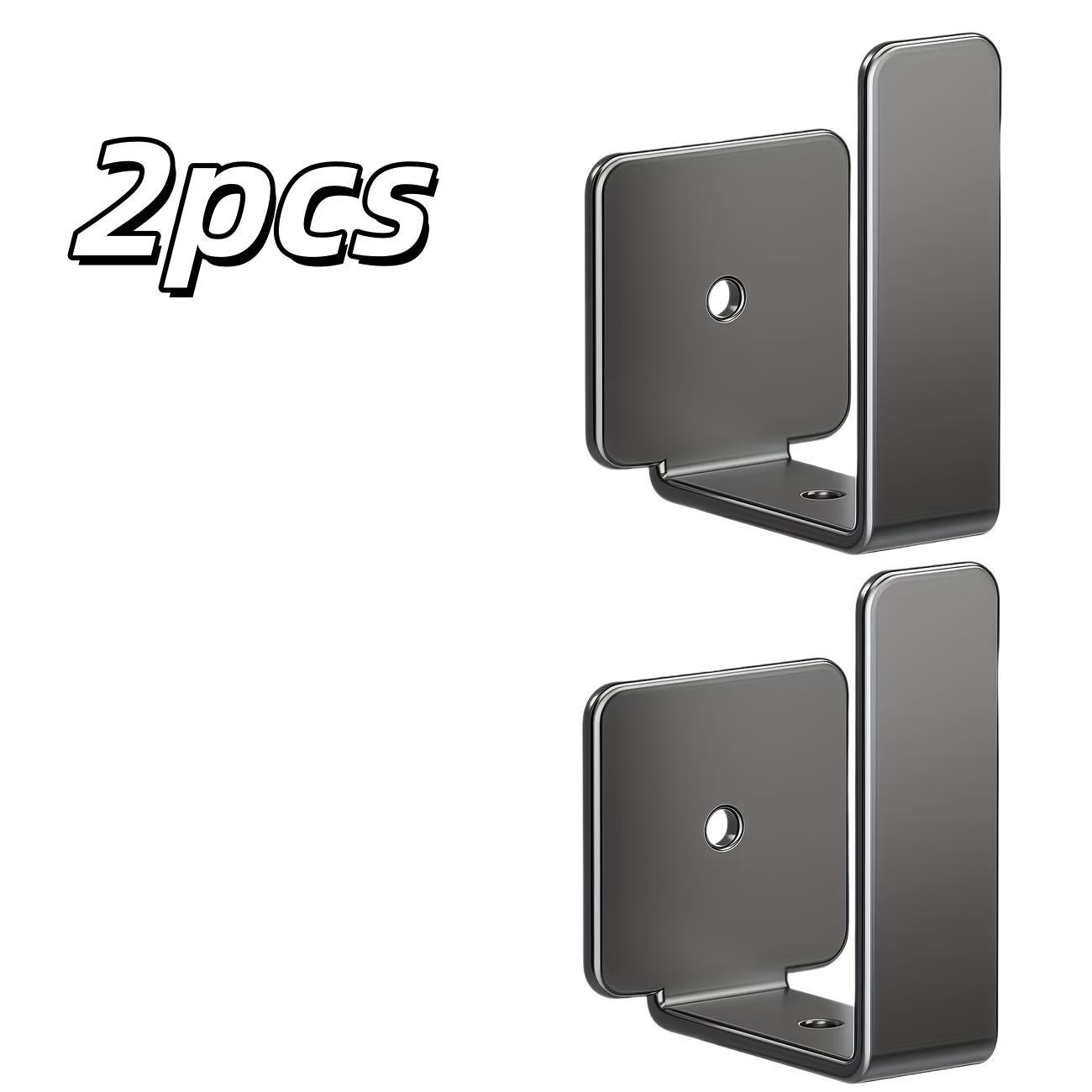 

2/4PCS No-Drill Wall-Mounted Router/Media Holder – for Apple TV, Roku, Gaming Consoles, Metal, Cable Management