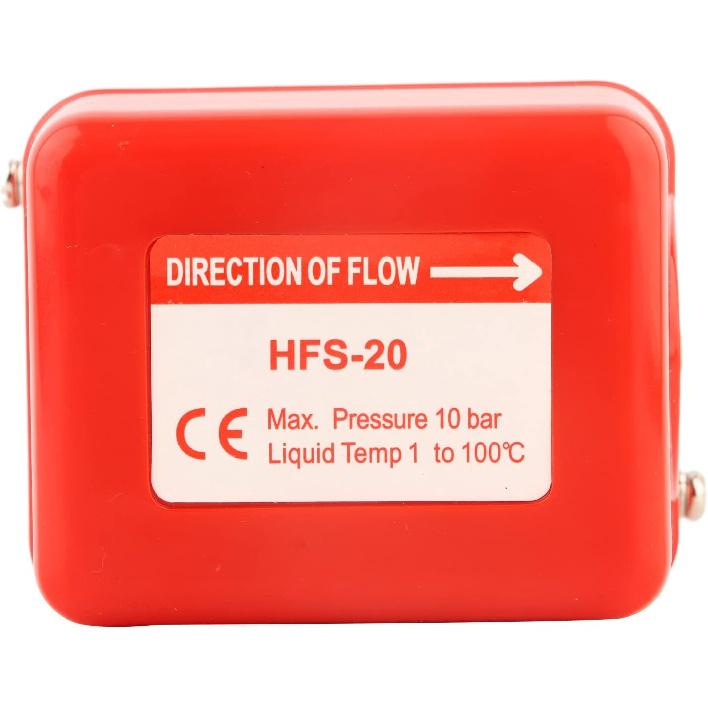 Joyzan Water Flow Switch, HFS 20 Sensor Oil Paddle Type Control Flowing Automatic SPDT Contacts Treatment System Stainless Steel R3/4 Thread 250V