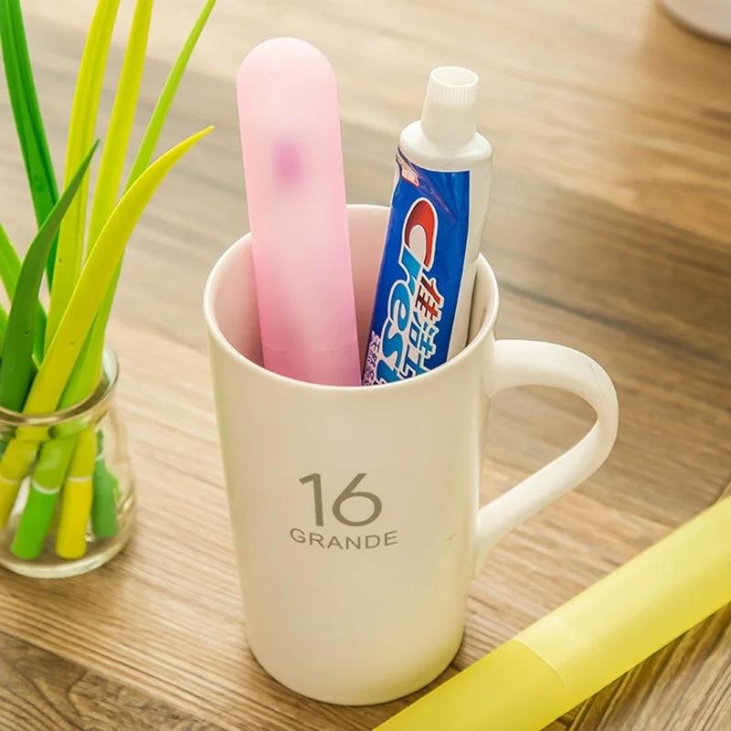 Portable Toothbrush Tube Box Cover Travel Hiking Camping Toothbrush Protect Holder Case Toothbrushes Health Protector