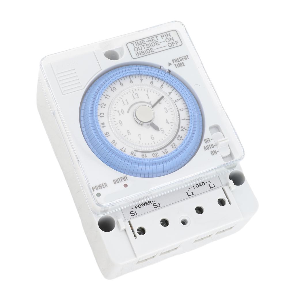 Mechanical Timer Automatic 24 Hours Low Power Consumption Time Switch for Water Heaters Breeding