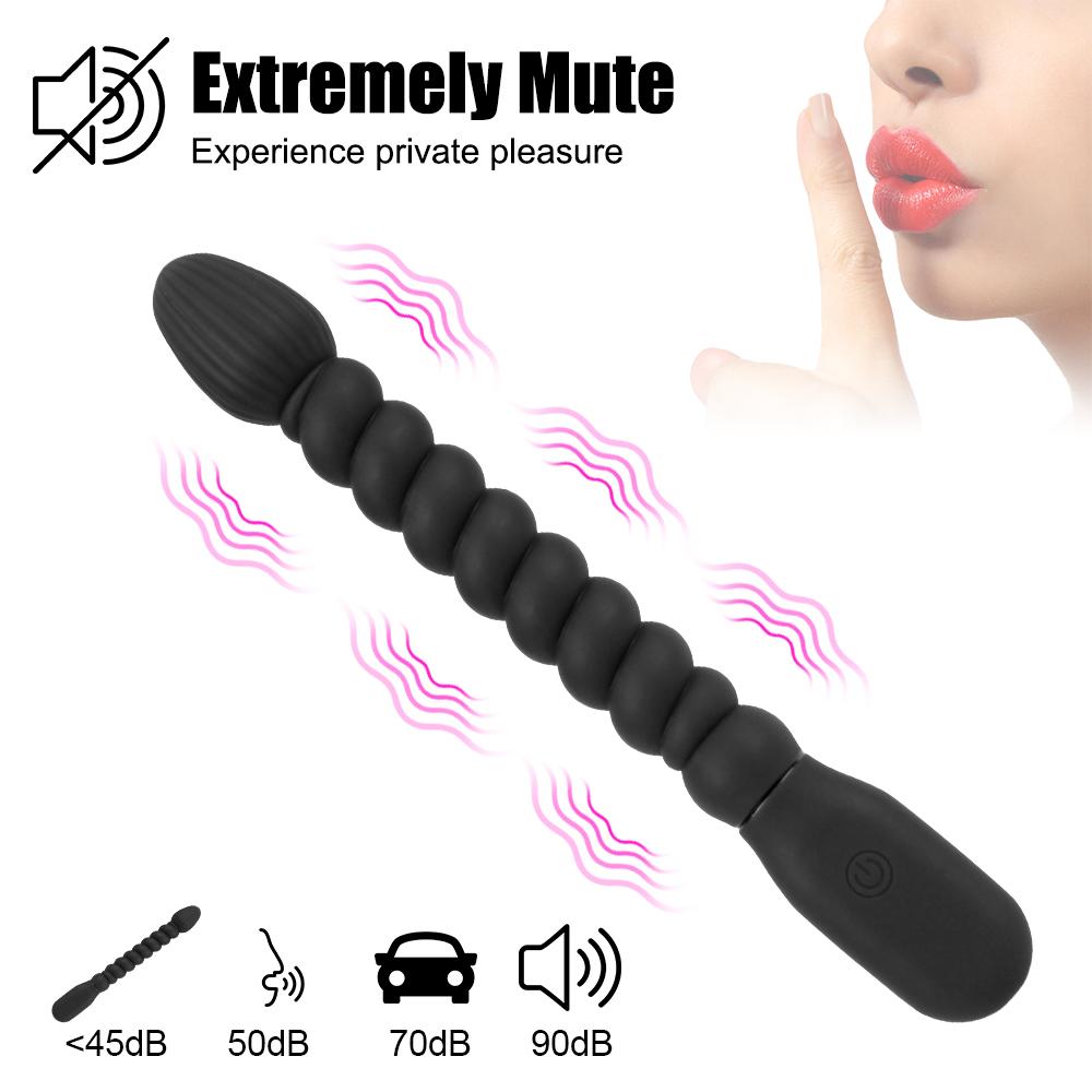 10rychlostní duální motorové vibrátory Anální vibrátor anální kolík Stimulátor anální zástrčky Sexuální hračky pro muže Ženy Masáž prostaty Anální korálky USB nabíjecí vibrátory