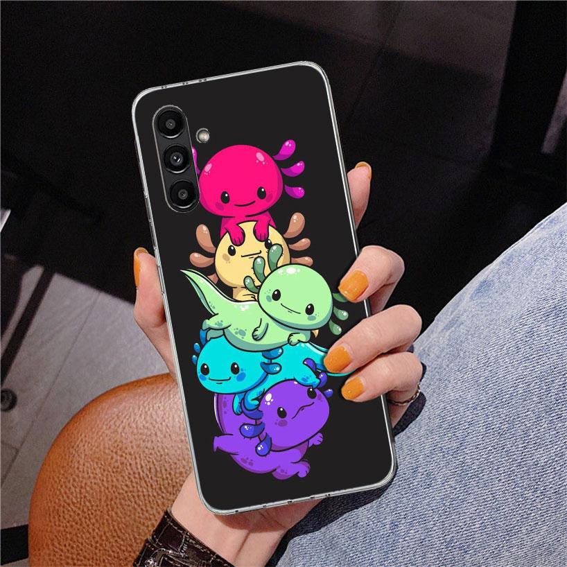 

Cute Axolotl Kawaii Phone Case For Samsung Galaxy A17 A16 A15 A14 A13 A57 A56 A55 A54 A53 A37 A36 A35 A34 A33 A26 A25 A24 A23 Ga Samsung A56