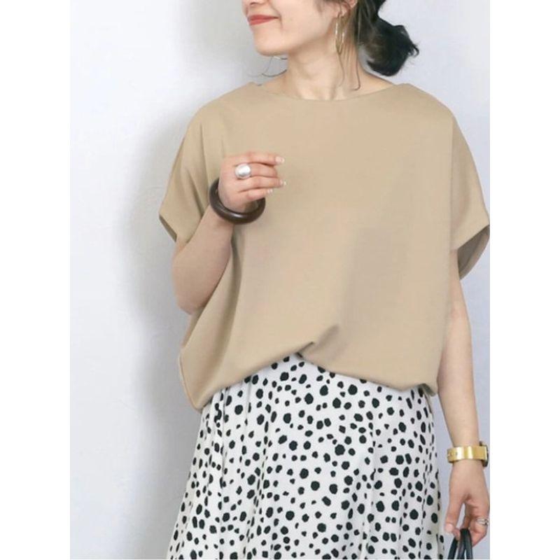 Japan and South Korea Hong Kong Style Summer New Round Neck Solid Simple Loose Casual All-matching Bat Sleeve Short Sleeve T-shirt Top