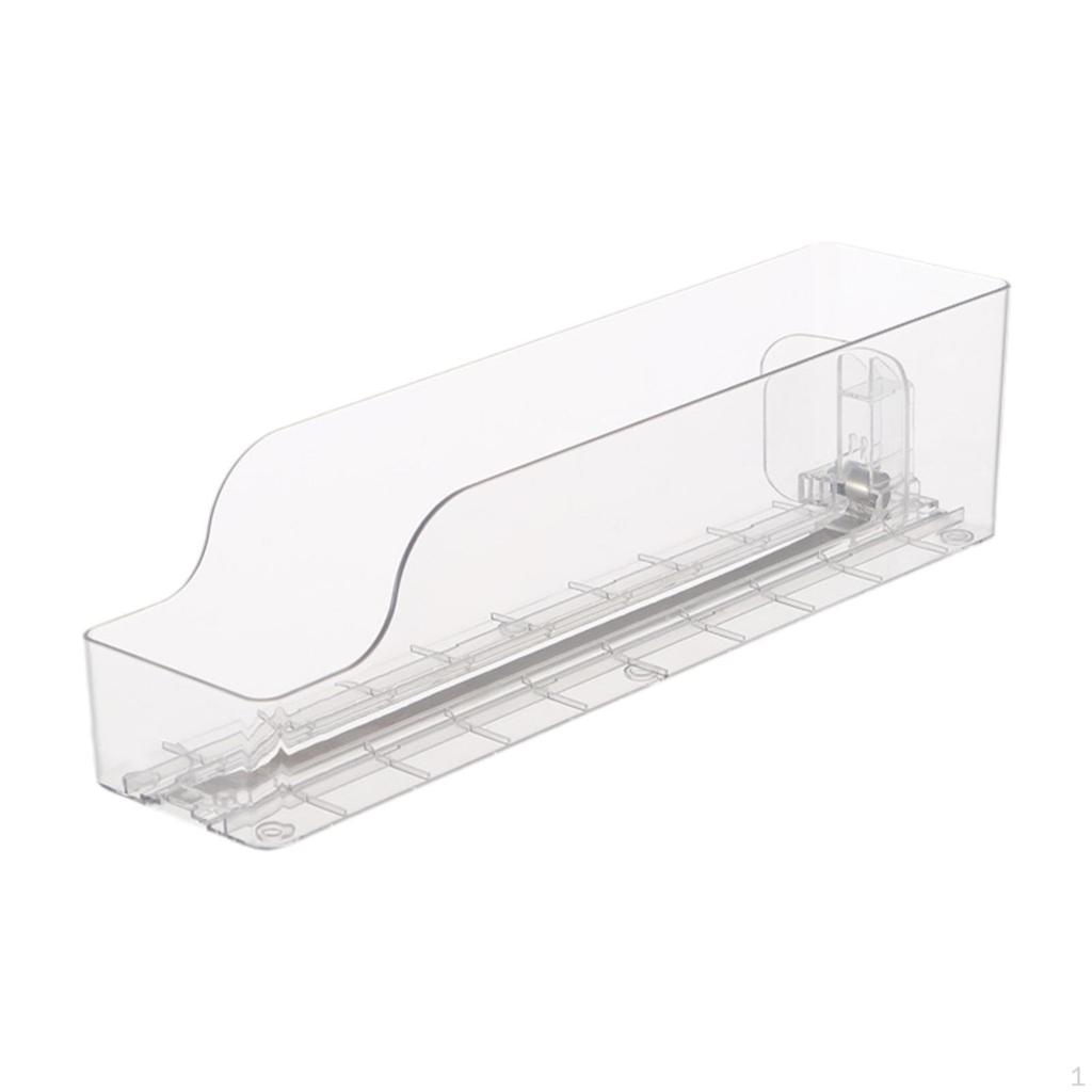 Beverage Organizer for Fridge Ice Bin Transparent Can Holder Self-Dispensing
