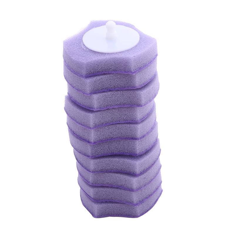 Disposable Toilet Brush Set With Scented Cleaning Fluid Replacement Head For Home And Hotel Bathroom Cleaning Without Dead Ends