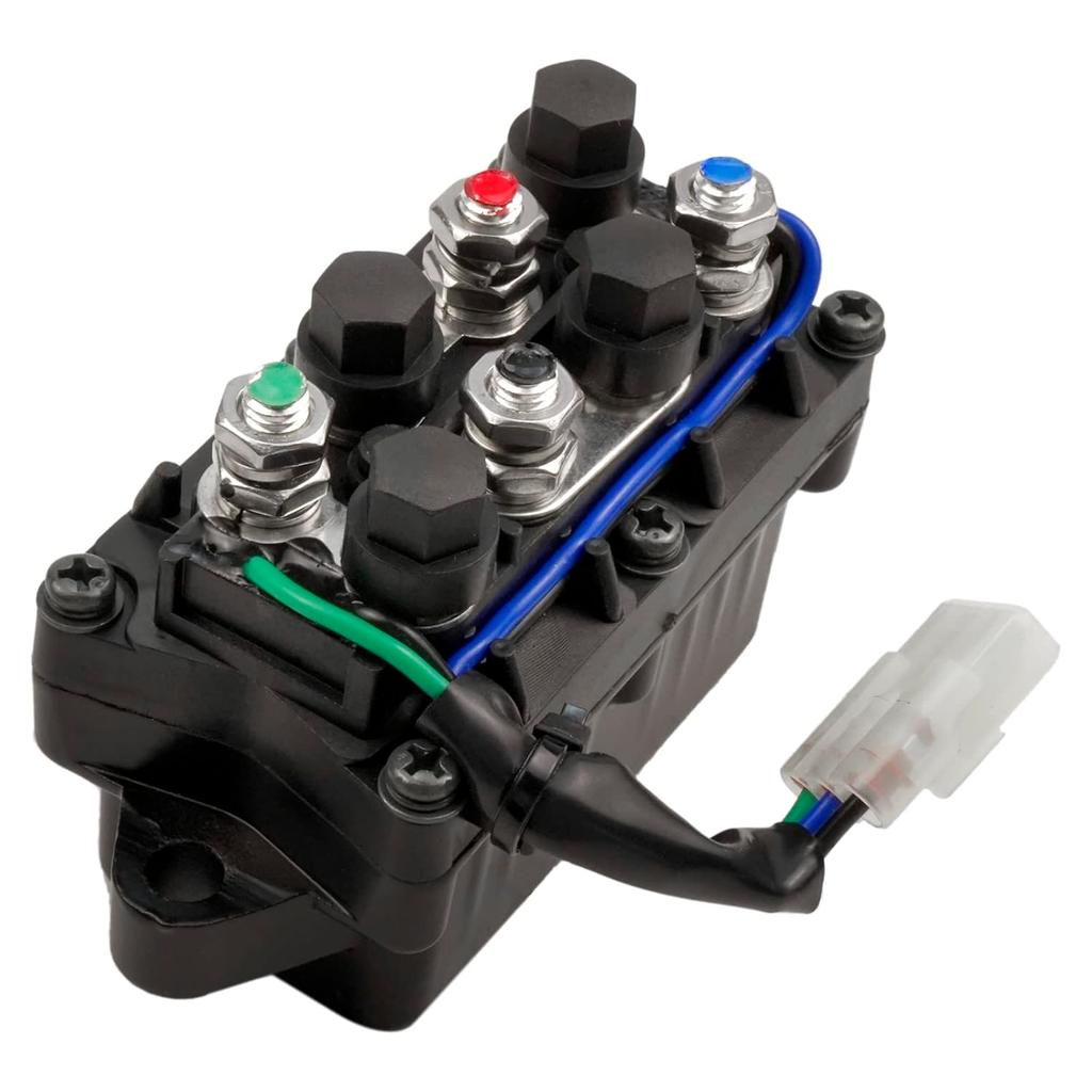 Universal Winch Solenoid Relay Switch Assembly Compatible with Arctic Cat ATV Warn Winch Replace 0409066 0409-066