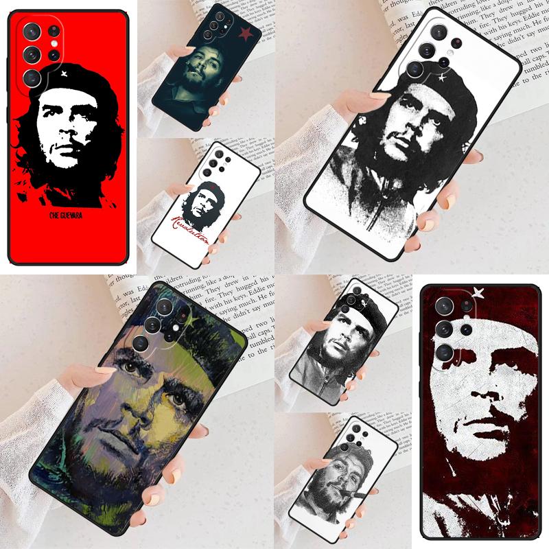 che guevara Smoking Cigar SOFT Cell Phone Case for Samsung Galaxy S26 Ultra S25 S24 S23 S22 S21 S20 Note10 Cover